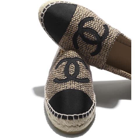 espadrillas chanel basse|Chanel espadrilles.